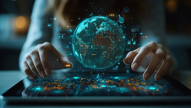 Global Network: Digital World Interaction