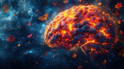 Poster - Large explosion creating fire and smoke clouds in the sky during daytime with dramatic effects