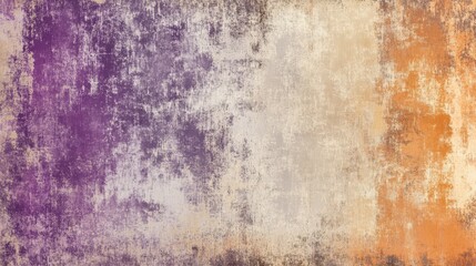 Aufkleber - An abstract grainy poster background featuring a blend of purple, orange, and beige with a noise texture. This design creates a visually engaging banner backdrop with a unique, textured appeal.