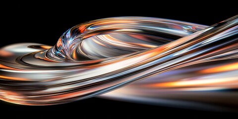 Poster - Vibrant abstract swirling colors studio closeup imagery artistic environment dynamic viewpoint
