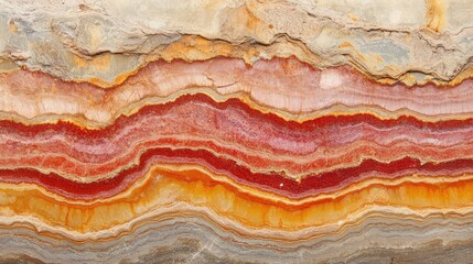Poster - Close-up of natural rust corrosion on an old metal sheet, showing red streaks of oxidation and rough texture, leaving room for logo or branding.