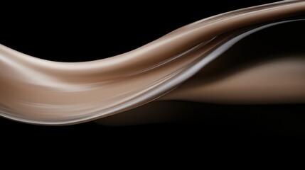 Poster - Fluid motion abstract art digital medium visual dark background artistic perspective aesthetic design