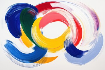 Poster - Abstract expressionism art event gallery exhibition colorful illustrations creative space artistic viewpoint