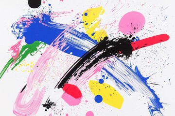 Poster - Dynamic abstract dream illustrations creative studio artworks colorful environment close-up view visual concepts