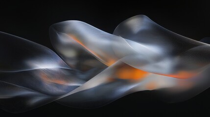 Poster - Dynamic abstract texture digital medium contemporary design dark background artistic perspective