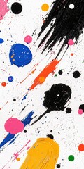 Poster - Abstract expressionism artwork creative studio digital colorful environment artistic viewpoint vibrant concepts