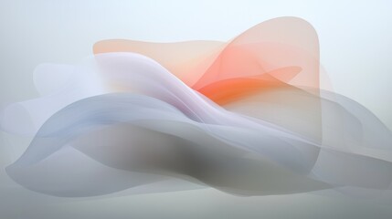 Poster - Abstract texture illustrations in soft shades digital art modern environment artistic viewpoint visual concept