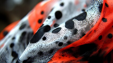Abstract Red White Black Textile Pattern Design
