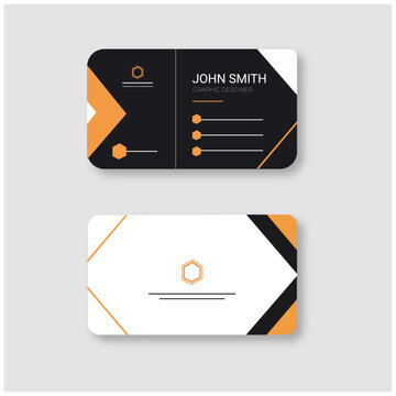 Modern Minimalist Business Card Template Desgine.