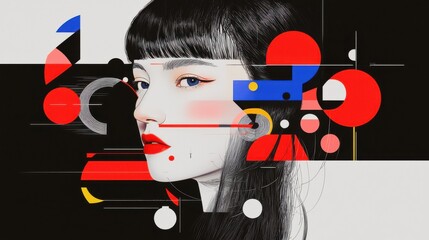 Poster - Creative collaboration abstract art digital artwork graphic design studio modern concept