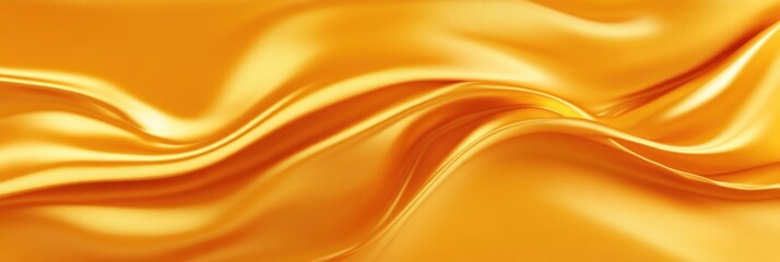 Poster - Golden Fluid Abstract Background: Luxurious Texture