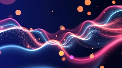 Poster - A colorful design with a red center and blue and orange surrounding it. The design is made up of many small shapes