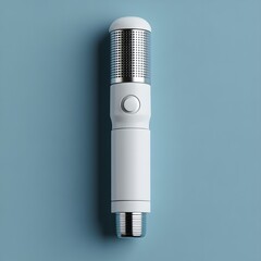 Poster - Clean and modern spirometer isolated on a minimalist background ready to measure lung function with accuracy in respiratory care