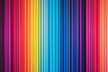 Poster - Vibrant horizontal gradient showcasing the full spectrum of rainbow colors in a seamless flow