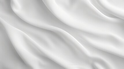 Poster - Soft and Smooth White Fabric Texture Background for Elegant and Modern Design Projects or Text Overlay Applications