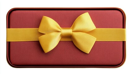 Poster - Red box with yellow bow