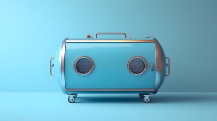 Aufkleber - sterile autoclave isolated on a minimalist background used for sterilizing surgical instruments to m