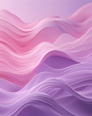 Aufkleber - A soft pink transitioning into light lavender magical energy waves abstract gradient background