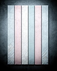 Wall Mural - textured wall panels in soft pastel colors and unique patterns