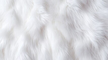 Poster - Soft White Fur Texture Background Ideal for Fashion, Interior Design, Textiles, Home Decor, and Elegant Backgrounds in Creative Projects