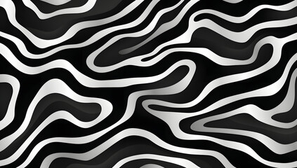 Wall Mural - Black and White Abstract Background
