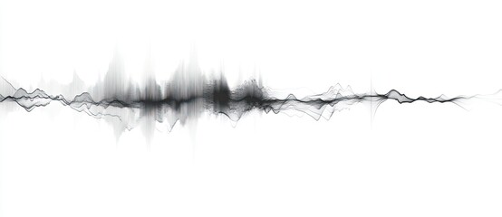Poster - A geometric abstract art background featuring vertical lines, creating an optical illusion with wave-like transitions
