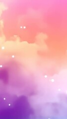 Poster - This abstract animation features a blend of vibrant colors swirling and changing. Soft movements and light effects create a mesmerizing display that invites contemplation and reflection