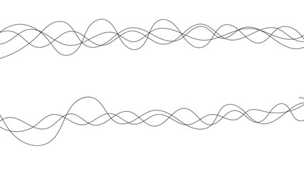 Poster - Dynamic gradient colorful flowing wave design element. Abstract wavy lines gradient vector line blend art element. abstract gray and black line art wave background.