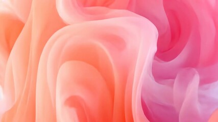 Poster - Experience a mesmerizing blend of colors and fluid shapes as the animation unfolds smoothly. This abstract journey captures the essence of imagination and creativity in a captivating way