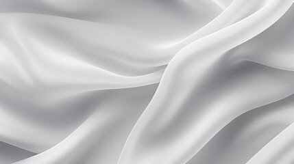 Poster - Elegant White and Grey Abstract Cloth Texture for Background Use in Design Projects and Visual Presentations