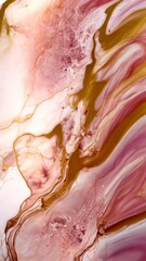 Poster - Experience a captivating display of colors and textures blending seamlessly in this abstract animation