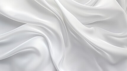 Poster - Soft Velvet Texture in Bright White Fabric Perfect for Elegant Backgrounds and Artistic Projects
