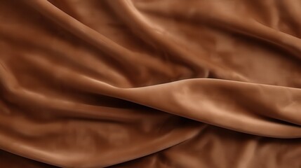 Poster - Soft Brown Velvet Fabric Texture for Elegant Backgrounds Ideal for Various Design Projects and Creative Applications