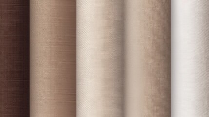 Poster - Soft and Simple Weave Pattern Fabric Textures in Neutral Tones for Stylish Home Décor and Fashion Applications