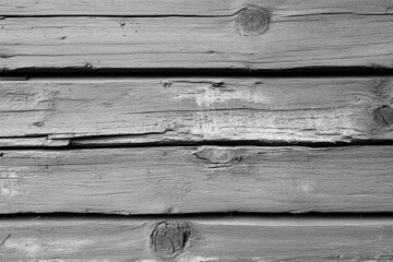 Poster - Weathered wooden boards create a rustic and textured background for various design projects