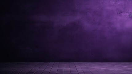 Poster - Empty Dark Purple Wall Background in 3D Render for Creative Design, Photography, or Video Use, Perfect for Unique Project Concepts and Backgrounds