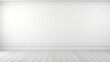 © Planetz - 3D Render of an Empty White Wall Background Featuring a Minimalist Design with Simple Lines and Soft Lighting for Creative Projects