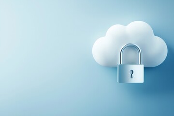 Poster - Secure Data Migration to Cloud with Encrypted Transfer and Lock Symbol