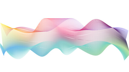 Poster - Dynamic gradient colorful flowing wave design element. Abstract wavy lines gradient vector line blend element. Wave element with colorful gradient lines blend effect. 