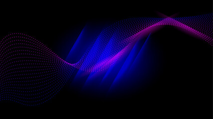 Aufkleber - Abstract background or wallpaper design. Abstract vibrant blue colorful diagonal light streaks on dark background. Motion Abstract Backgrounds. Neon lines of light.Laser beams.