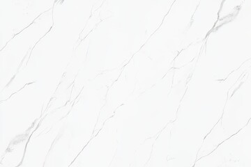 Poster - Elegant White Marble Background with Subtle Grey Veins for Design
