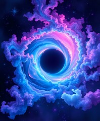 Wall Mural - Galactic Odyssey: Vibrant Galaxy Cluster in Deep Space