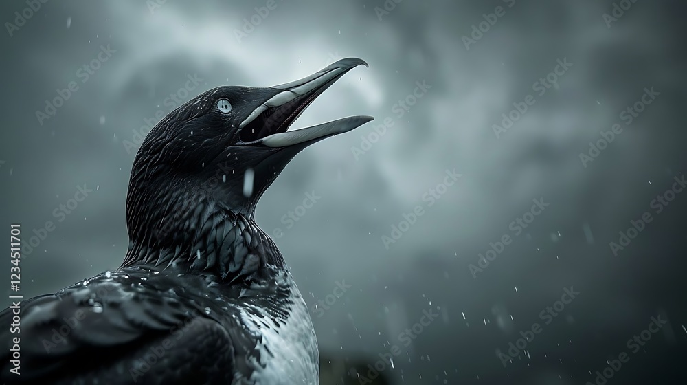 The Great Auk was a large, flightless seabird that once inhabited the ...