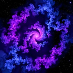 Wall Mural - cosmic dreamscape: vibrant galaxy in deep space