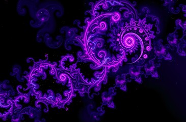 Wall Mural - Cosmic Dance of Vibrant Galaxy and Stars