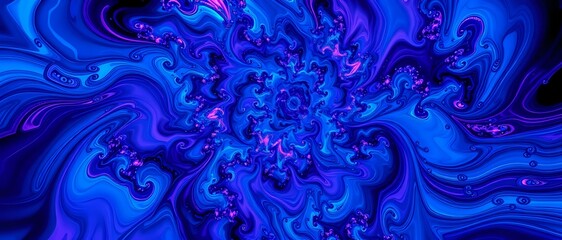 Wall Mural - cosmic dreamscape: swirling galactic vortex