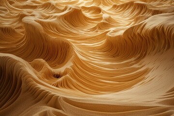 Wall Mural - Abstract Sand Dune Landscape Waves Texture