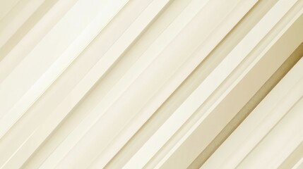 Poster - Abstract diagonal lines in soft cream and beige tones creating a modern minimalist background suitable for a variety of design and advertising projects.