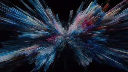Wall Mural - Abstract Burst of Color