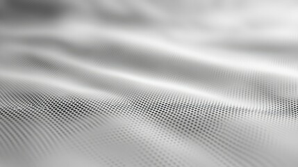 Aufkleber - Close-up View of Soft White Fabric with Subtle Texture in Waves and Creases, Ideal for Backgrounds, Textile Designs, and Minimalist Aesthetic Applications